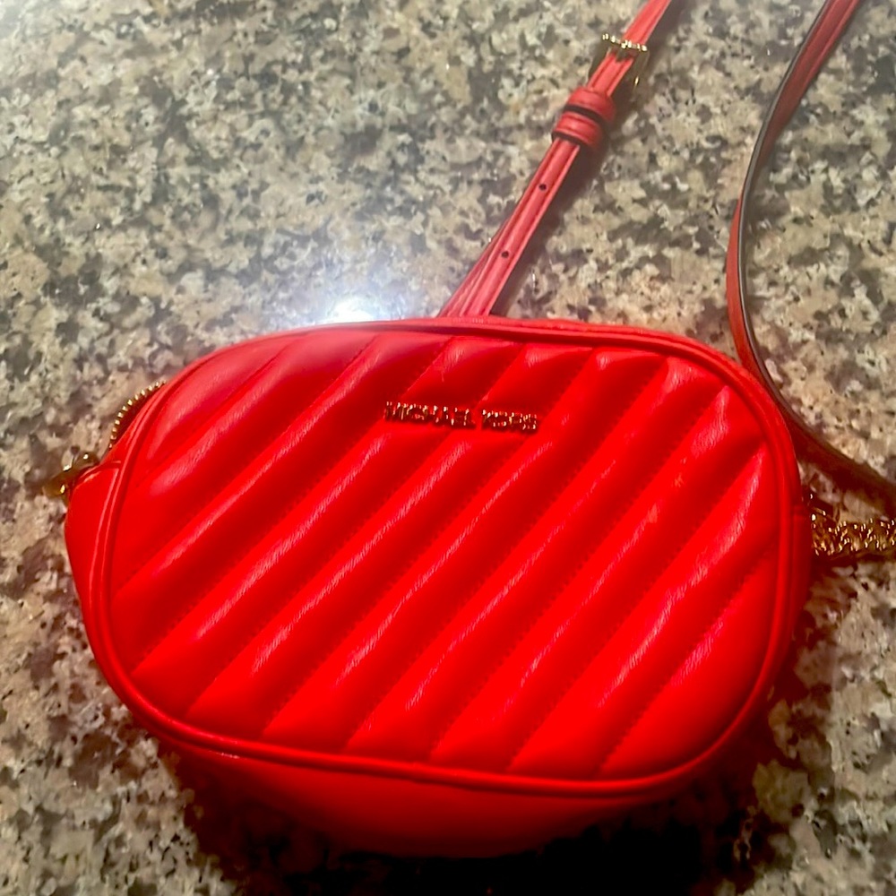 michael kors purse Tommy Hilfiger shirt colorful fanny pack